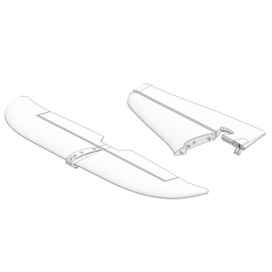 Multiplex Elevator and Rudder Set, Easy Glider 4