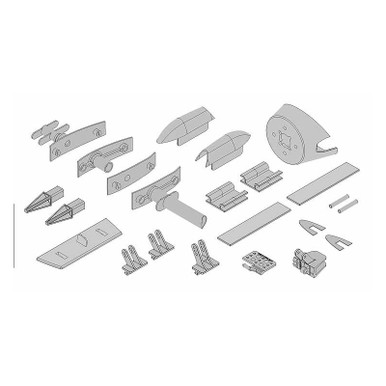 Multiplex Plastic Parts Set, EasyGlider 4
