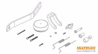 Multiplex Tail Wheel, FunCub XL