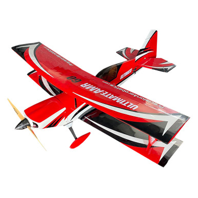 Precision Aerobatics Ultimate AMR 60 ARF, Red / Black