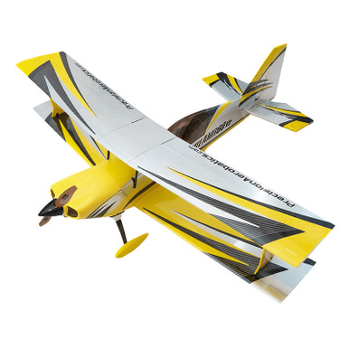 Precision Aerobatics Ultimate AMR 60 ARF, Yellow / Chrome