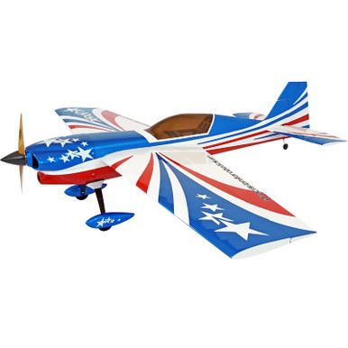 Precision Aerobatics XR-61T RC Plane, ARF, Blue
