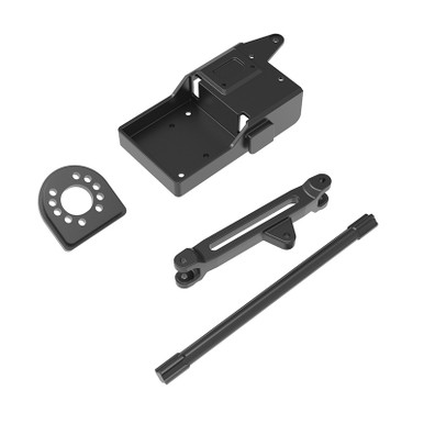 PD Racing Motor Plate, Ackerman Link, Servo Mount and Centre Driveshaft