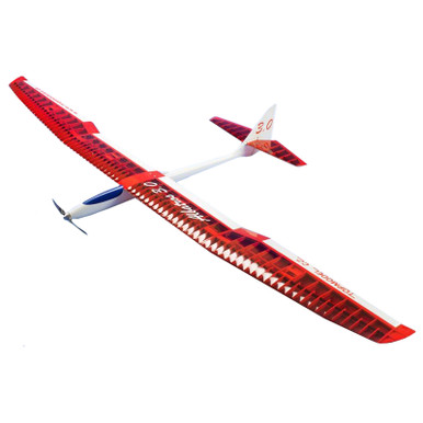 TOP Model Albatros 3.0m Electric Sailplane, Red/White