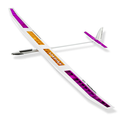 TOP Model Samsara F5J 3.2m Electric Glider, Purple/Orange
