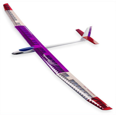TOP Model Marabu 2.75m Light Thermal Electric Glider, Purple/Red/Clear