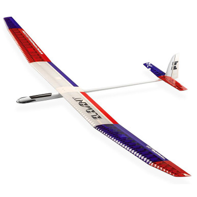 TOP Model Element F5J 3.5m Electric Glider, Red/Blue-Purple/White