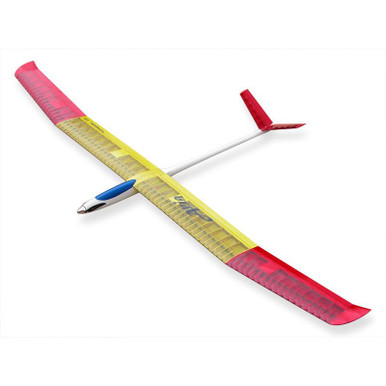 TOP Model Avia 2.5m Electric Sailplane, Red/Yellow
