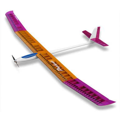 TOP Model Prelude 2.5m Electric Sailplane, Yellow/Purple