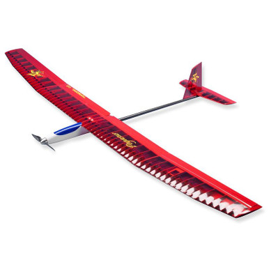 TOP Model Pegasus 2.0m Thermal Electric Glider, Transparent Red, Clearance
