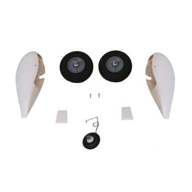 Flex Innovations Wheel Pant Set with Wheels, Axles and Tail Gear, RV-8 60E