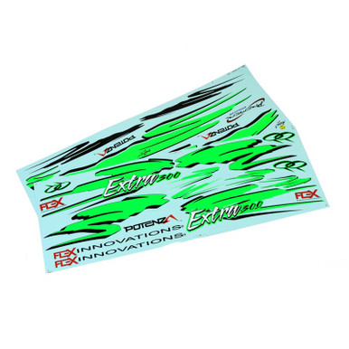 Flex Innovations Decal Set, Green, Extra 300 G2