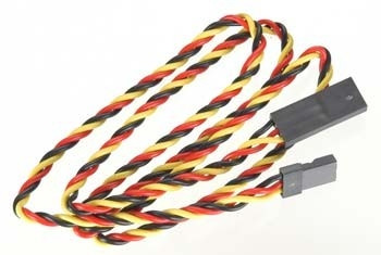 Hitec 36in Twisted Heavy Duty Servo Extension Lead
