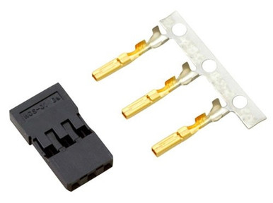 Hitec DIY Servo Connector and Contacts, 1pc