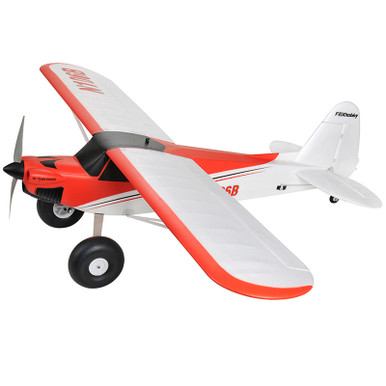 Prime RC S-Cub 1500mm RC Plane, PNP, Red/White