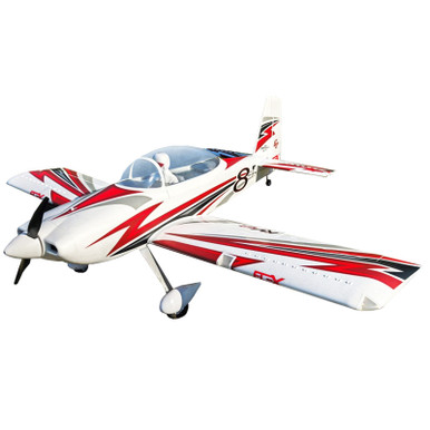 Flex Innovations RV-8 60E G2 Super PNP Night Version with Dualsky Motor, White / Red