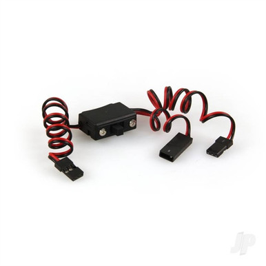 Hitec S High Channel Switch Harness With Rx Charger Cord