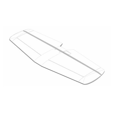 Multiplex Wing Set, FunRacer, White