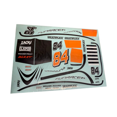 Multiplex Decal Set, FunRacer