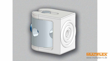 Multiplex Pushrod Connector for 1.5mm wire, 2 pcs, Clearance