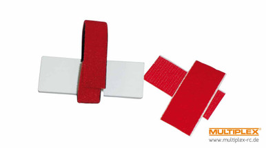 Multiplex Battery Holder With Hook and Loop Strap