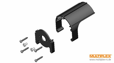Multiplex Motor Mount, 1pc, PERMAX 400