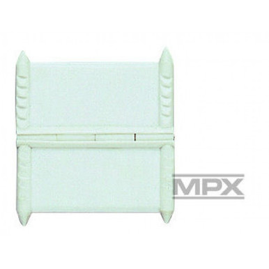 Multiplex Control Surface Hinge, Large, 10 pcs, Clearance