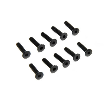 Axial M3 x 14mm, Flat Head Screw, 10pcs
