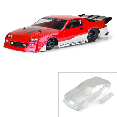 Proline 1985 Chevy IROC-Z Pre-Cut Body, Clear, Clearance