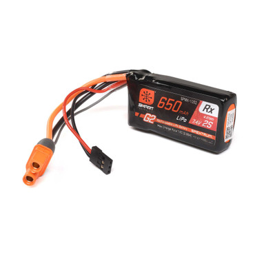 Spektrum 650mAh 2S 15C Smart G2 Receiver LiPo Battery with IC3 Connector