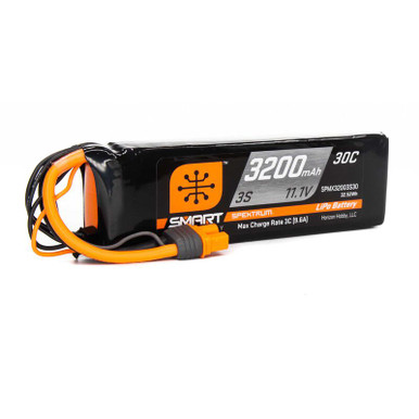 Spektrum 3200mah 3S 11.1v 30C Smart LiPo Battery with IC3 Connector