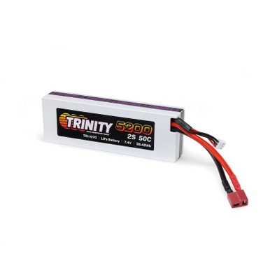 Trinity Racing 5200mah 2S 7.4V 50C LiPo Battery with Deans Connector
