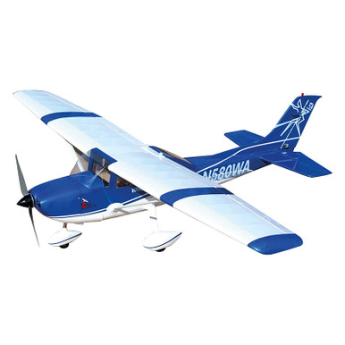 Seagull Models Cessna Turbo Skylane 182, Plug N Play, Pearl Blue, Clearance
