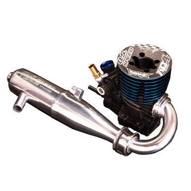 OS Engines Speed B21 Adam Drake 4 .21 Buggy Engine with T-2090 Pipe