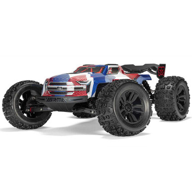 Arrma Kraton 6S BLX 4X4 1/8 Speed Monster Truck, RTR, Blue/Red