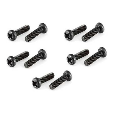 Arrma Button Head Cross Machine Screw, 3x10mm, 10 Pieces, AR725310
