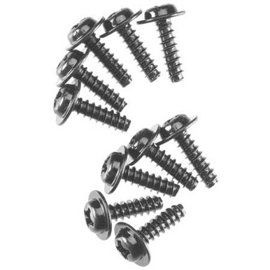Axial Servo Flange Screw M3x10mm Black Oxide (10), AXA1280