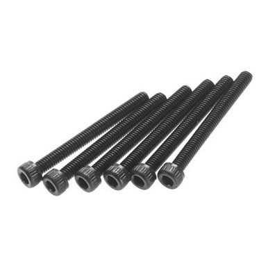Axial Cap Head Screw, M2.6x25mm, Black, 6 Pieces, AX31493