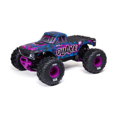 Arrma Quake 223S BLX DSC 1/10 2WD Monster Truck, RTR, Purple