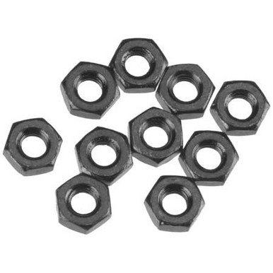 Axial Thin Hex Nut, M3, Black, 10 Pieces, AXA1040