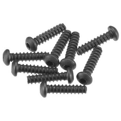 Axial HexSocket TappingButton Head Screw M2.6x10mm Black(10), AXA0424