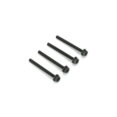 Dubro 10-32 x 2in Nylon Wing Bolts, 4pcs, Part 164