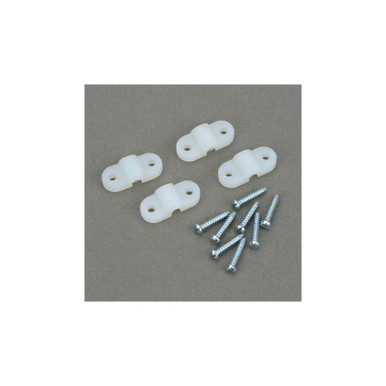 Dubro 1/8in Nylon Landing Gear Straps, 4pcs, Part 238