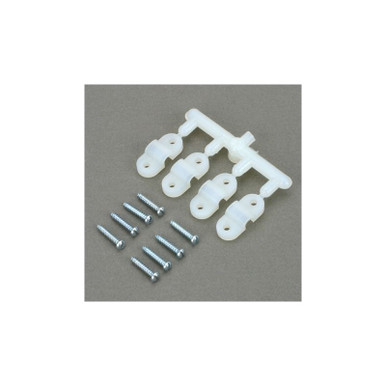 Dubro 5/32in Nylon Landing Gear Straps, 4pcs, Part 239