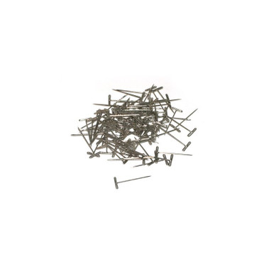 Dubro 1in Nickel Plated T-Pins, 100pcs, Part 252