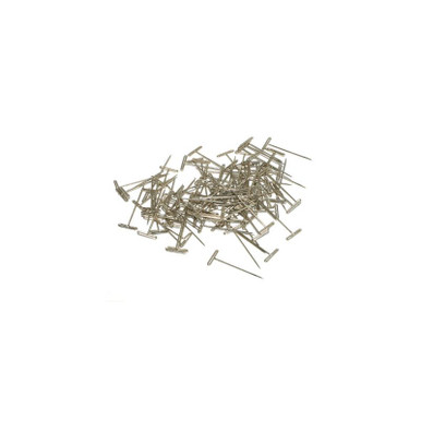 Dubro 1-1/2in Nickel Plated T-Pins, 100pcs, Part 254