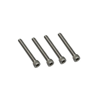 Dubro 6-32 x 1in Stainless Steel Cap Head Screws, 4pcs, Part 3121
