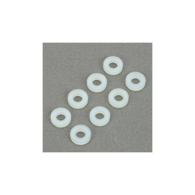 Dubro No. 6 Nylon Flat Washer, 8pcs, Part 636