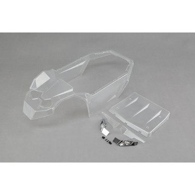 Losi Body Set, Clear- Rock Rey