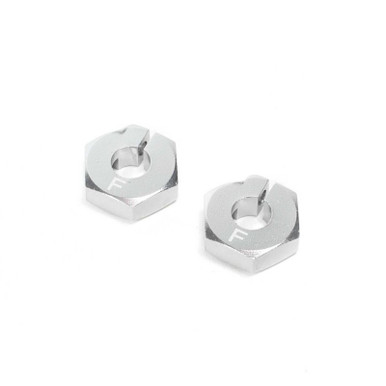 Losi Clamping Front Wheel Hexes, Aluminum, 22S, Clearance
